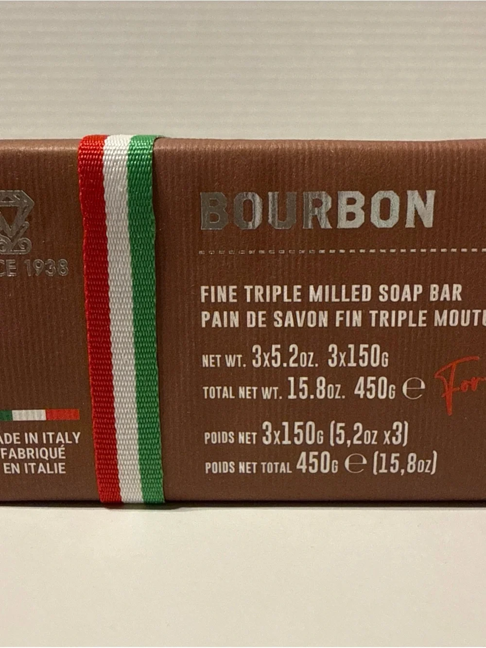 Bourbon Brown Men’s Triple Milled Cleanser Bar